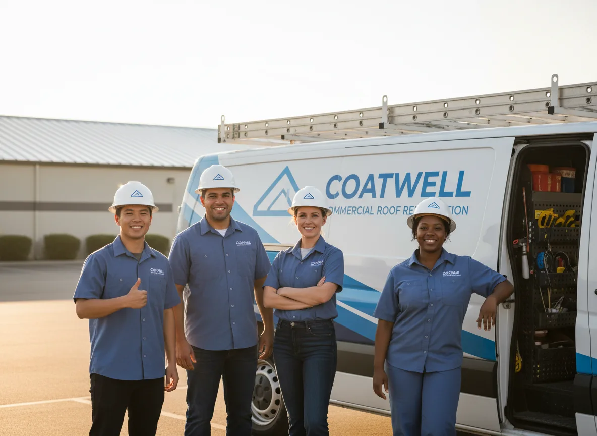 Commercial roof coating company in Tolono, IL